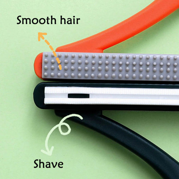 Двустранна четка за почистване на мъх и косми от тъканите, силиконова